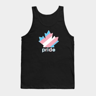 Trans Pride Maple Leaf Tank Top